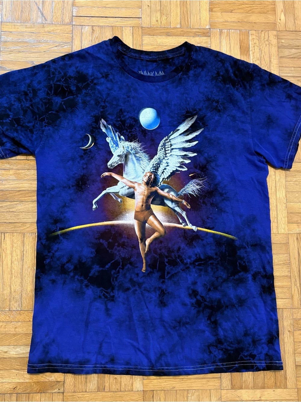 Trippie Redd Pegasus Double Sided Tie Dye Graphic Shirt